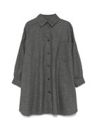 Abito per bambina Douuod Kids grigio con bottoni - Rubino Kids