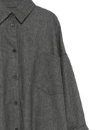 Abito per bambina Douuod Kids grigio con bottoni - Rubino Kids