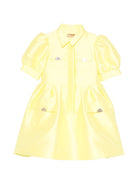 Abito per bambina Elie Saab Junior giallo con maniche a palloncino - Rubino Kids