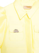 Abito per bambina Elie Saab Junior giallo con maniche a palloncino - Rubino Kids