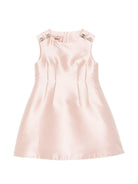 Abito per bambina Elie Saab Junior rosa con decorazioni sulle spalle - Rubino Kids