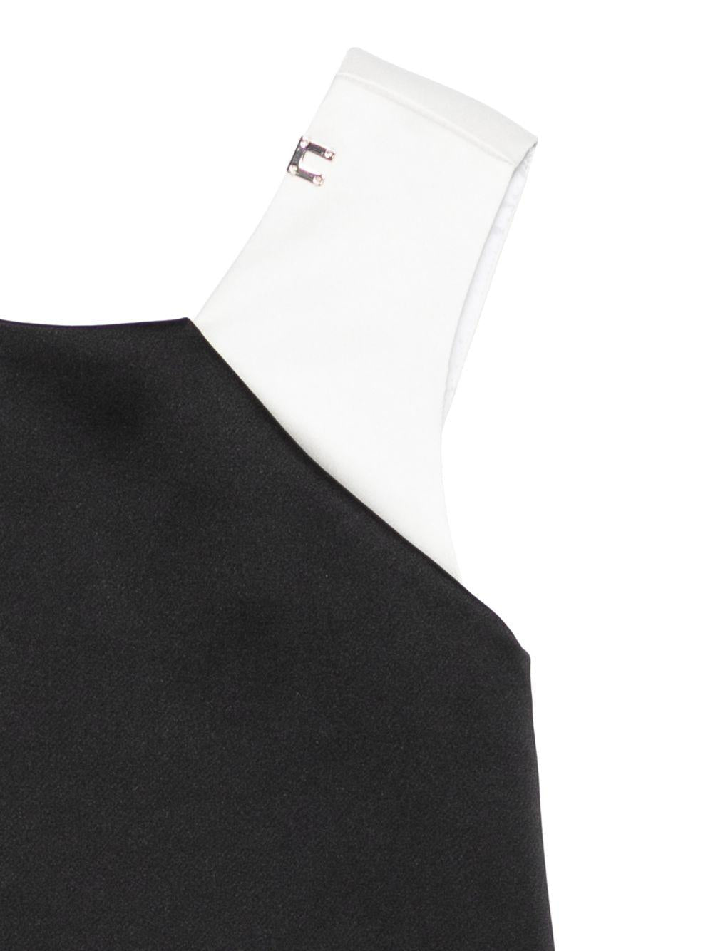 Abito per bambina Elisabetta Franchi La Mia Bambina nero con fiocco posteriore - Rubino Kids