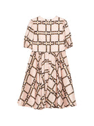 Abito per bambina Elisabetta Franchi La Mia Bambina rosa con stampa grafica - Rubino Kids