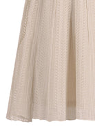 Abito per bambina Emporio Armani Kids beige con maniche a sbuffo - Rubino Kids