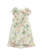 Abito per bambina Etro Kids beige con stampa floreale - Rubino Kids