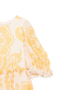 Abito per bambina ETRO KIDS giallo con stampa a fiori - Rubino Kids