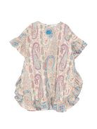 Abito per bambina ETRO KIDS multicolore con motivo paisley - Rubino Kids