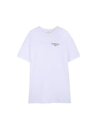 Abito per bambina Givenchy Kids bianco con stampa logo sul davanti - Rubino Kids