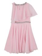 Abito per bambina Givenchy Kids rosa con design asimmetrico - Rubino Kids