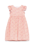 Abito per bambina Il Gufo rosa con dettagli con ruches - Rubino Kids