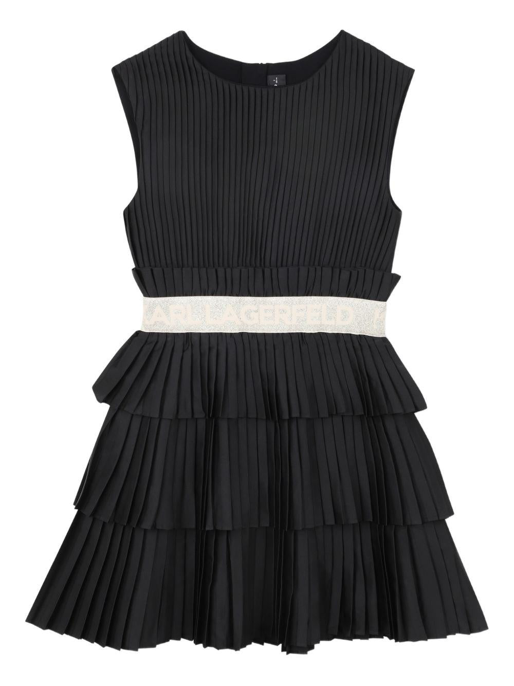 Abito per bambina Karl Lagerfeld Kids nero senza maniche - Rubino Kids