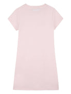 Abito per bambina Karl Lagerfeld Kids rosa con stampa grafica - Rubino Kids