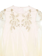 Abito per bambina Maison Ava giallo con decorazione con cristalli - Rubino Kids