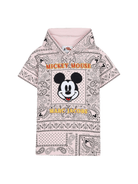 Abito per bambina Marc Jacobs x Discney Mickey Mouse rosa con stampa paisley - Rubino Kids