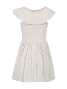 Abito per bambina Molo beige con ruches e design svasato - Rubino Kids