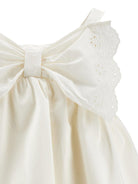 Abito per bambina Monnalisa bianco con gonna con balze - Rubino Kids