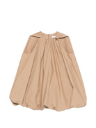 Abito per bambina Pinko Kids beige con arricciature - Rubino Kids