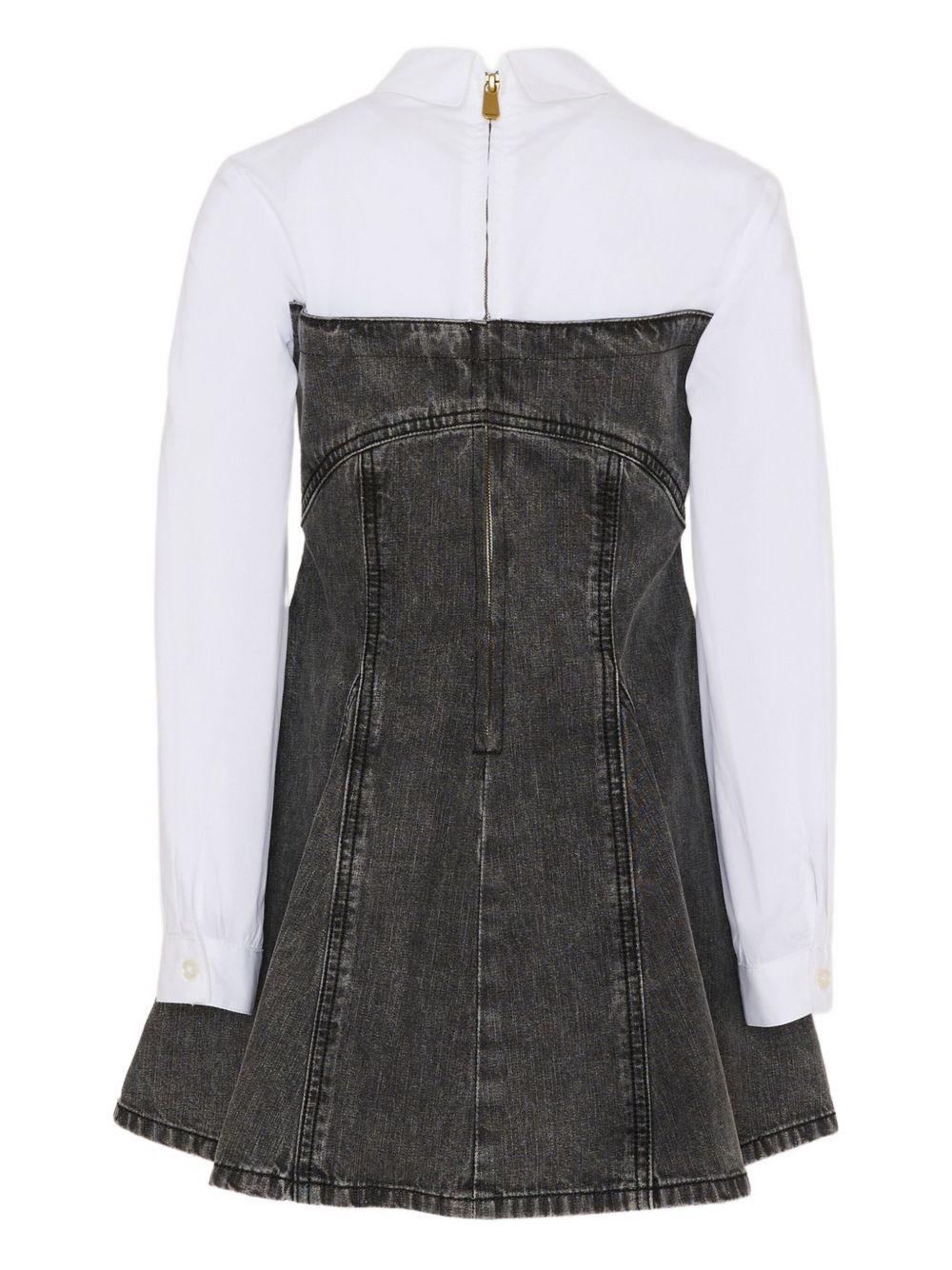 Abito per bambina Pinko Kids multicolore con colletto a punta - Rubino Kids