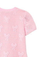 Abito per bambina Self - Portrait rosa con decorazione - Rubino Kids
