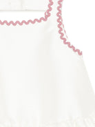 Abito per bambina Simonetta bianco con ruches - Rubino Kids