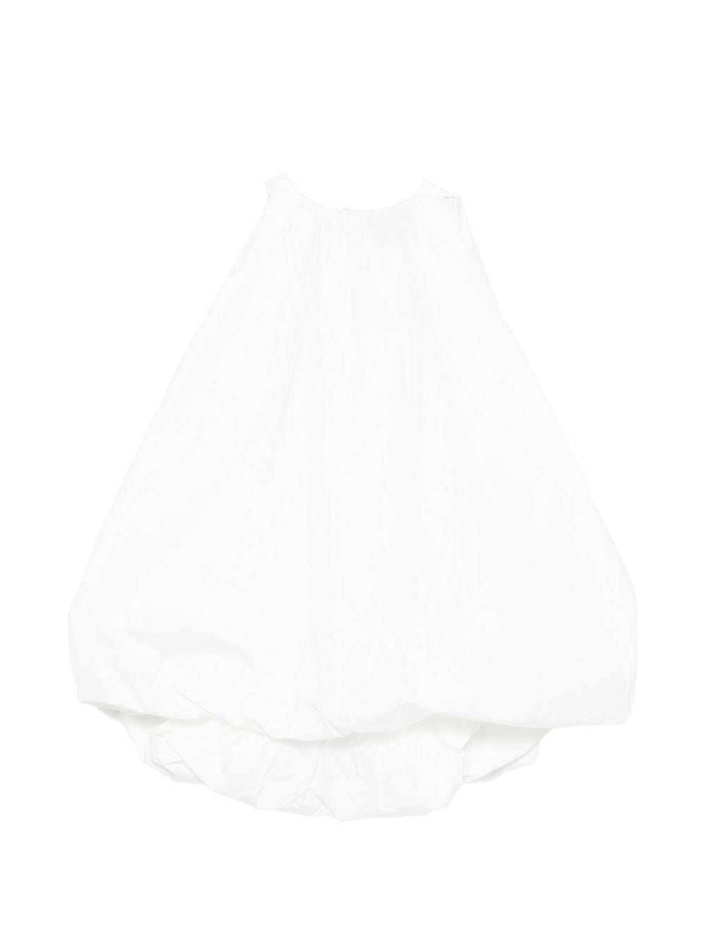 Abito per bambina Stella McCartney Kids bianco con gonna ampia - Rubino Kids