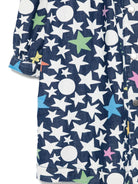 Abito per bambina Stella McCartney Kids in denim con stampa a stelle - Rubino Kids