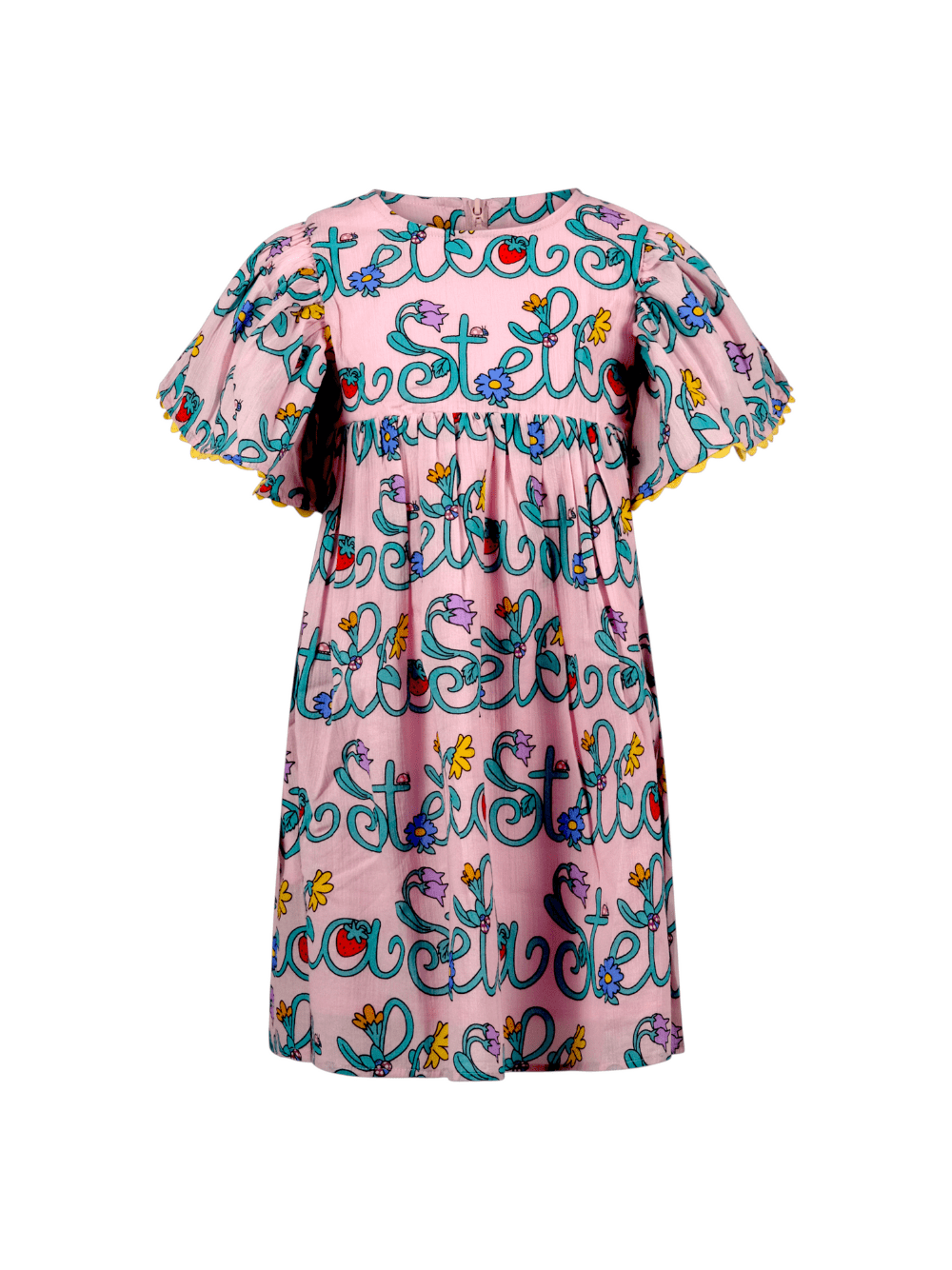Abito per bambina Stella McCartney rosa con stampa all - over - Rubino Kids