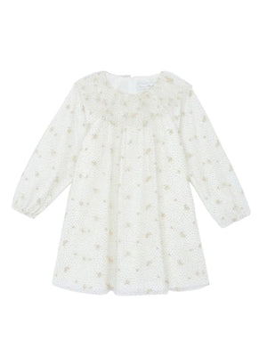 Tartine et Chocolat ecru dress for girls with tulle details
