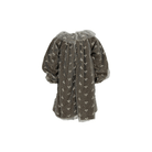 Abito per bambina Tartine et Chocolat marrone con dettagli in tulle - Rubino Kids