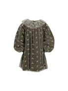 Abito per bambina Tartine et Chocolat marrone con dettagli in tulle - Rubino Kids