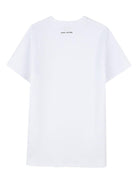 Abito per bambina The Marc Jacobs Kids bianco con stampa borsa - Rubino Kids