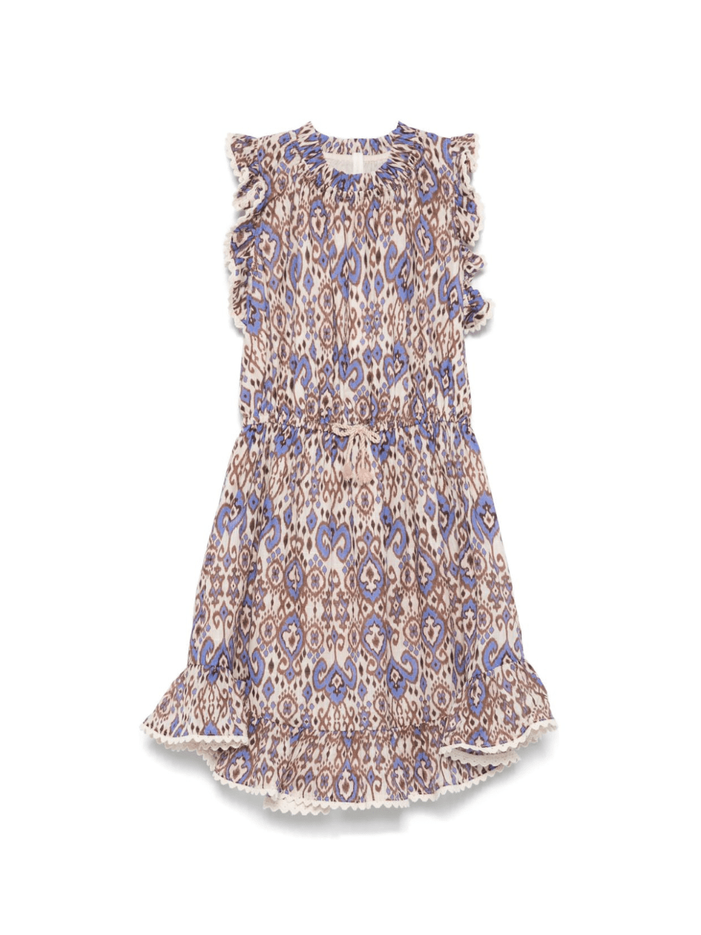 Abito per bambina Zimmerman Kids Wylie multicolore con dettagli ruches - Rubino Kids