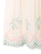Abito per bambina ZIMMERMANN Kids Tallow beige con dettaglio ruches - Rubino Kids