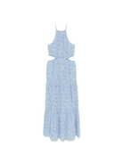 Abito per donna MC2 Saint Barth azzurro in pizzo sangallo - Rubino Kids