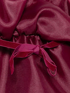 Abito per neonata A'lapage rosso con maniche a sbuffo - Rubino Kids