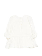 Abito per neonata Balmain Kids bianchi a maniche lunghe - Rubino Kids