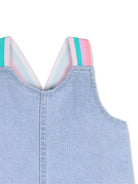 Abito per neonata Billieblush denim con inserti colorati - Rubino Kids