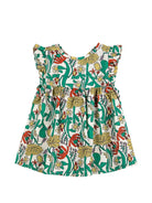 Abito per neonata Bobo Choses multicolor con design a fiori - Rubino Kids