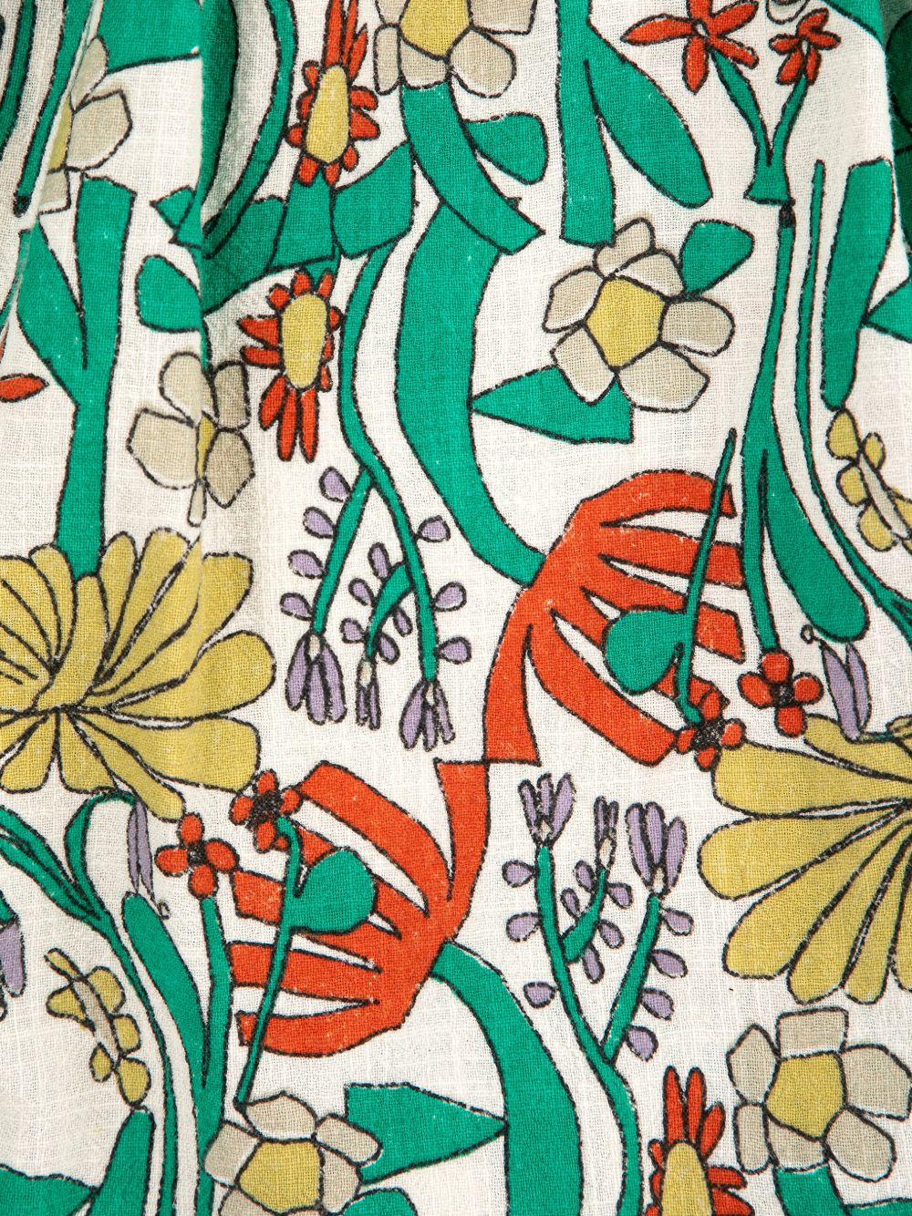 Abito per neonata Bobo Choses multicolor con design a fiori - Rubino Kids