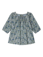 Abito per neonata Bonpoint blu con stampa a fiori - Rubino Kids