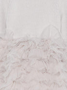 Abito per neonata Donsje grigio con gonna a ruches - Rubino Kids