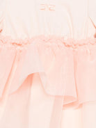 Abito per neonata Elisabetta Franchi La Mia Bambina rosa con ruches - Rubino Kids