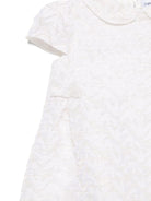 Abito per neonata Emporio Armani Kids bianco con colletto alla Peter Pan - Rubino Kids