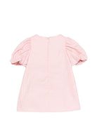 Abito per neonata Fendi Kids rosa con maniche a palloncino - Rubino Kids
