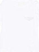 Abito per neonata Givenchy Kids bianco con logo sul davanti - Rubino Kids