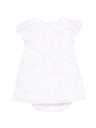 Abito per neonata Givenchy Kids bianco con stampa grafica all - over - Rubino Kids