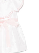 Abito per neonata JESURUM BABY Elettra bianco con dettaglio fiocco - Rubino Kids