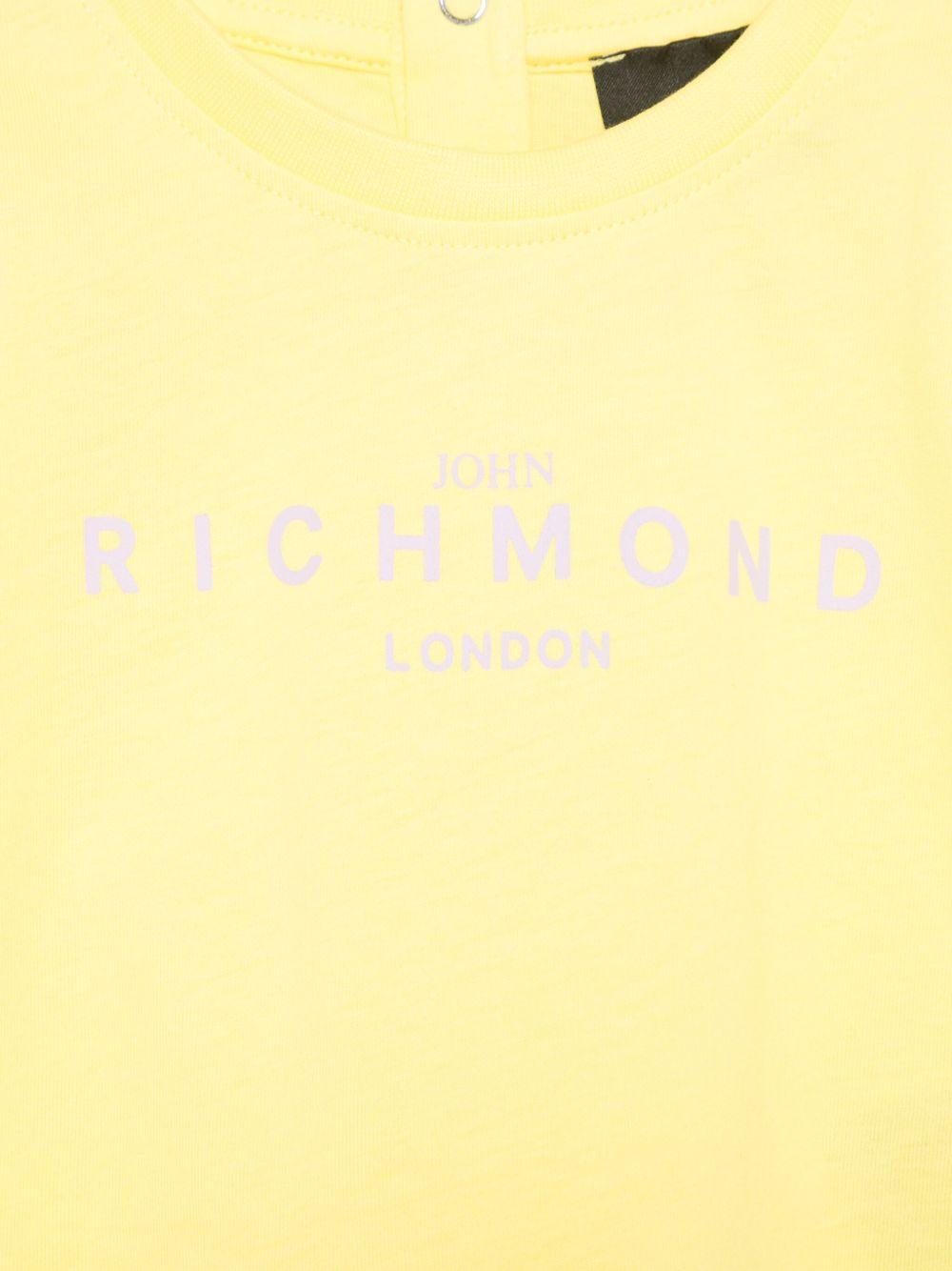 Abito per neonata John Richmond Junior giallo con gonna con balze - Rubino Kids