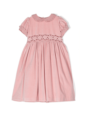 Abito per neonata Mariella Ferrari rosa con ruches