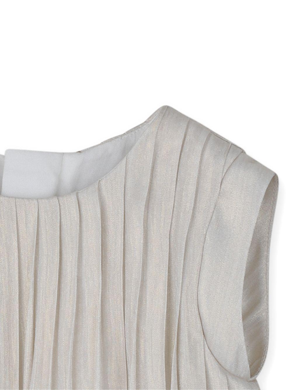 Abito per neonata Michael Kors Kids bianco plissettato - Rubino Kids